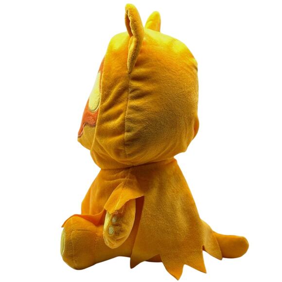 Orange Ghost Face Kitty Cat Plush by STEELWITHTEEETH, EUC - Rare Discontinued - Picture 3 of 6